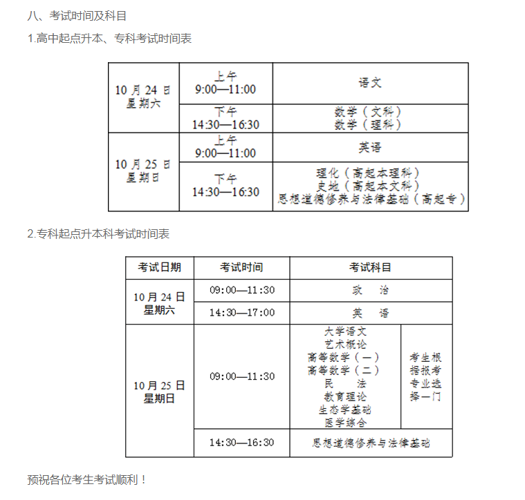 致云南省2020年全國成人高校招生統一考試考生的一封信