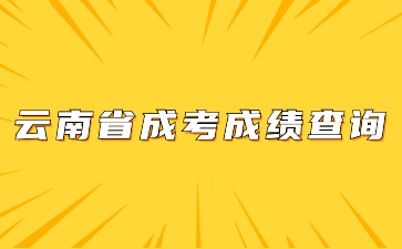 云南省成考成績查詢?nèi)肟谶M(jìn)入方法