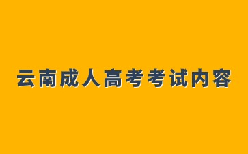 2024年云南成人高考醫學專業考試內容說明