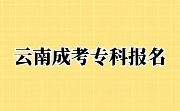 2024年云南成考專科報(bào)名可以不考英語(yǔ)嗎？