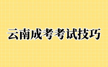 2024年云南成人高考英語考試科目答題技巧